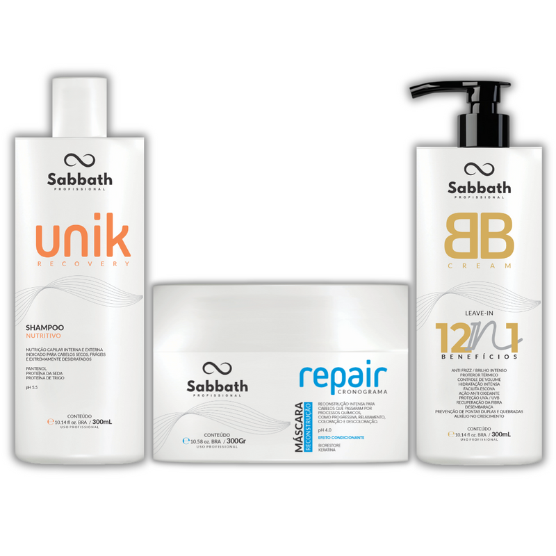 Kit Reconstrução Repair Premium Home Care