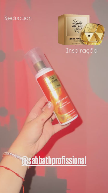 Body Splash Sabbath Romantic 200ml - Lady Million